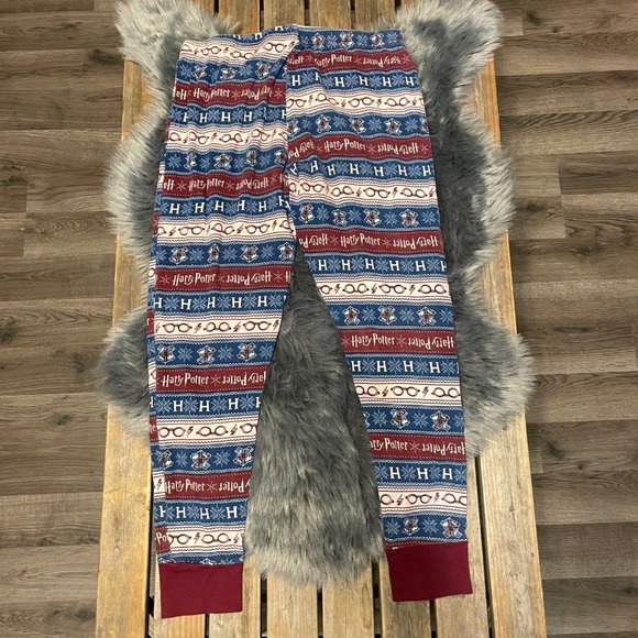 Harry potter blue maroon winter printed pajama set medium - Picture 10 of 10